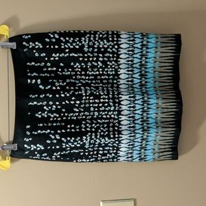 Ann Taylor patterned skirt